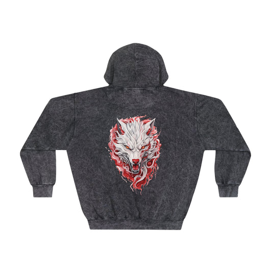 Art Revive Project "Wrath of the Dragon" Limited Edition Mineral Wash Vintage Hoodie. Unleash your Fury, and Express your Soul!